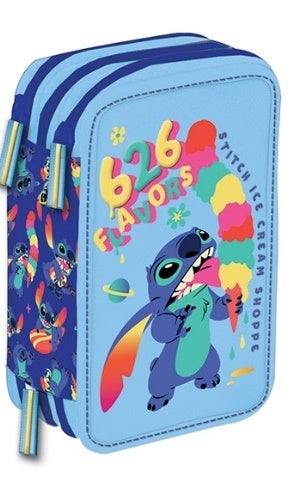 Lilo & Stitch 3-Zip Pencil Case