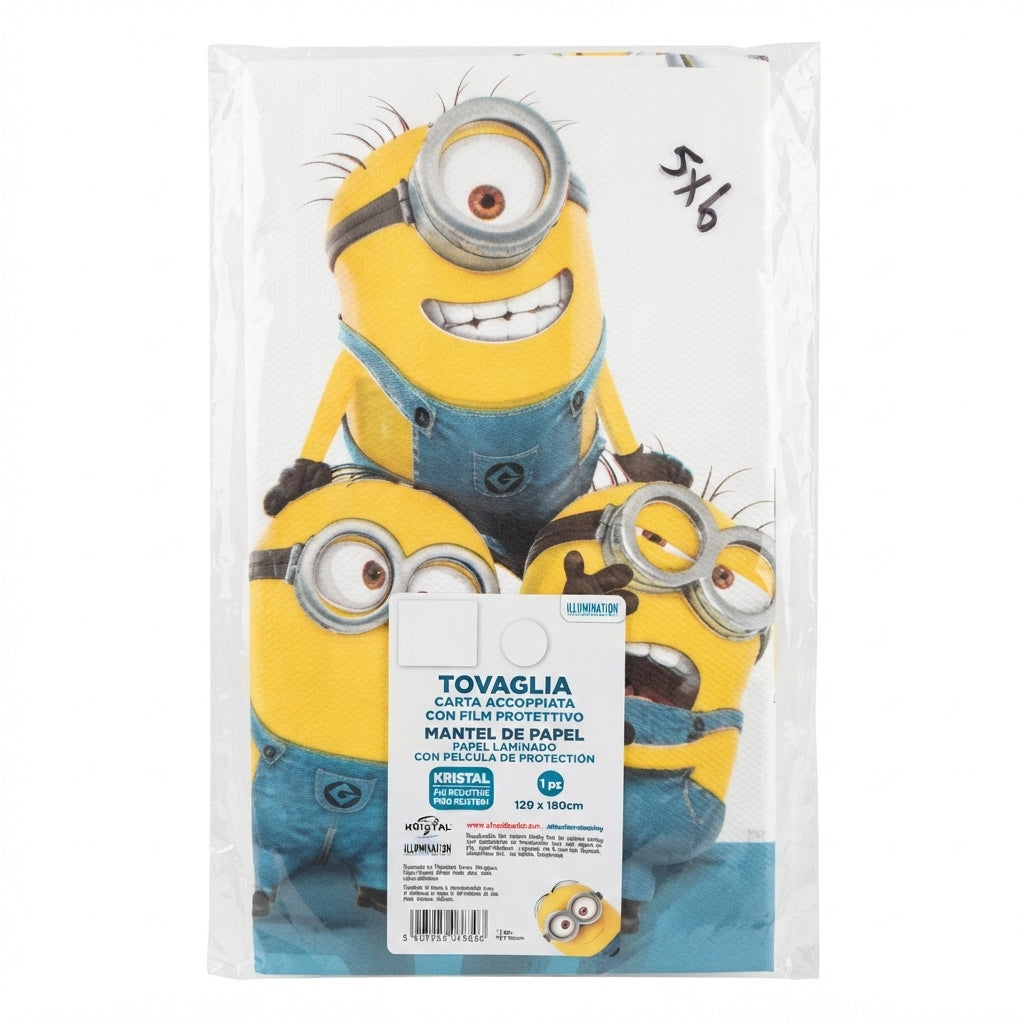 Minion tablecloth - 120x180 - 30 pcs