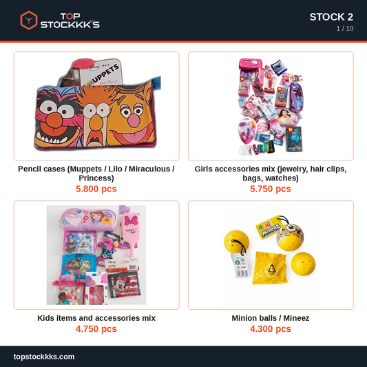 School Supplies & Kids Toys Stock Lot — 36.453 pcs — 40.000 EUR