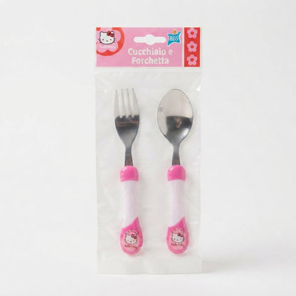 Hello Kitty Kinderlöffel und -gabel 16 cm