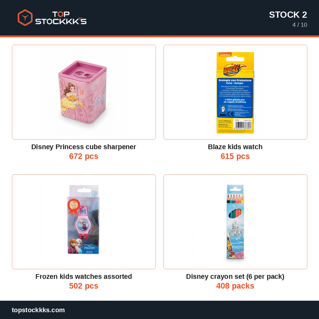School Supplies & Kids Toys Stock Lot — 36.453 pcs — 40.000 EUR