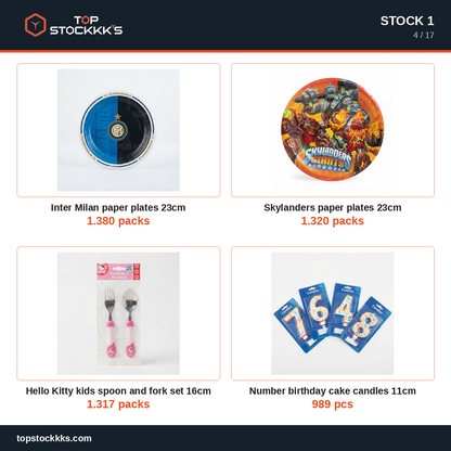 Party Program Stock Lot — 81.569 pcs — 35.000 EUR