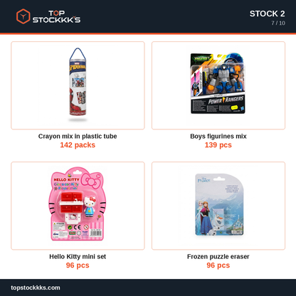School Supplies & Kids Toys Stock Lot — 36.453 pcs — 40.000 EUR