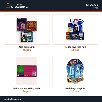 School Supplies & Kids Toys Stock Lot — 36.453 pcs — 40.000 EUR