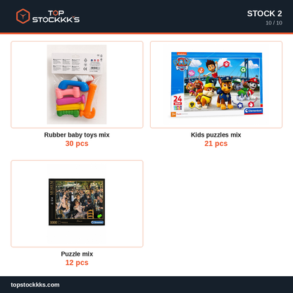 School Supplies & Kids Toys Stock Lot — 36.453 pcs — 40.000 EUR