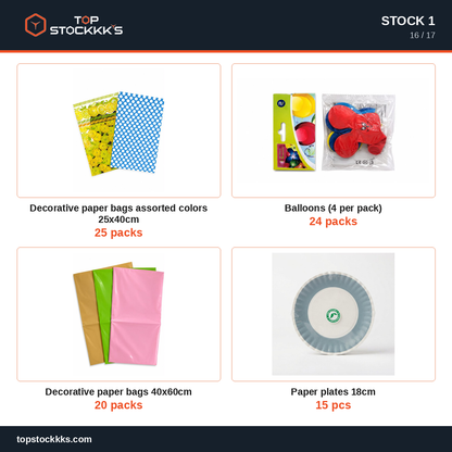 Party Program Stock Lot — 81.569 pcs — 35.000 EUR