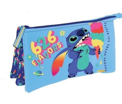 Lilo & Stitch Triple Pencil Case