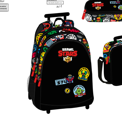 Brawl Stars Trolley Backpack