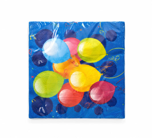 Birthday napkins 33x33cm