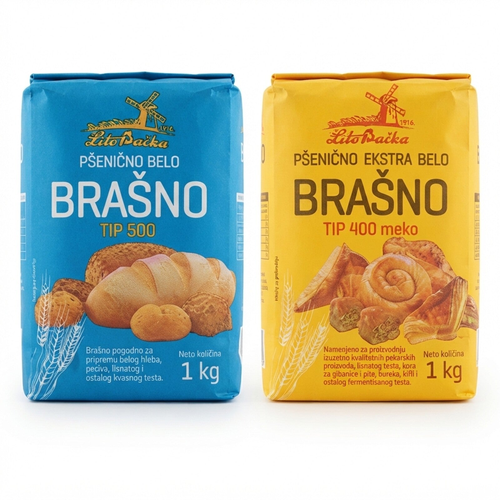 Lito Bačka 1 kg retail bags T-500 and T-400 meko