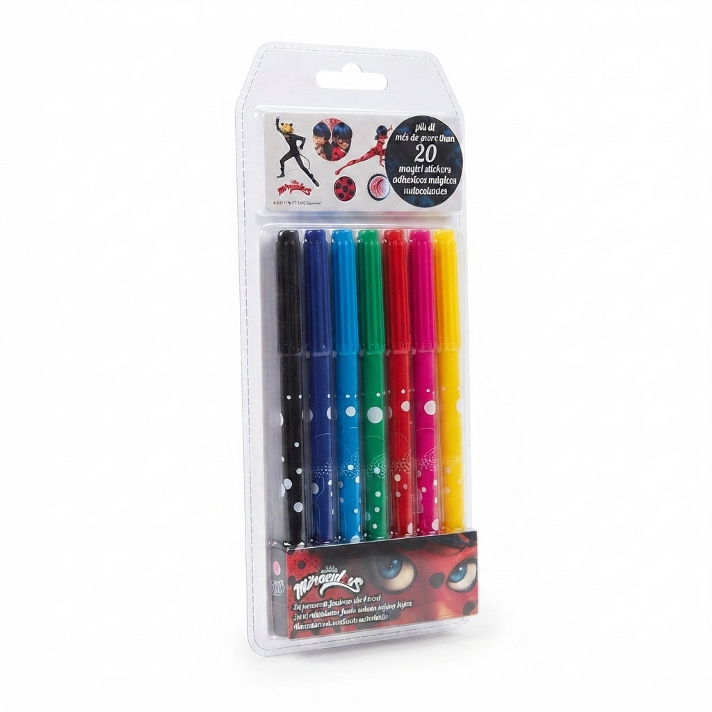 Miraculous markers (7 colors) - 1063 pcs