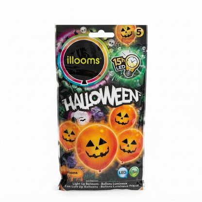 Halloween LED-Leuchtballons, verschiedene - 498 Stück