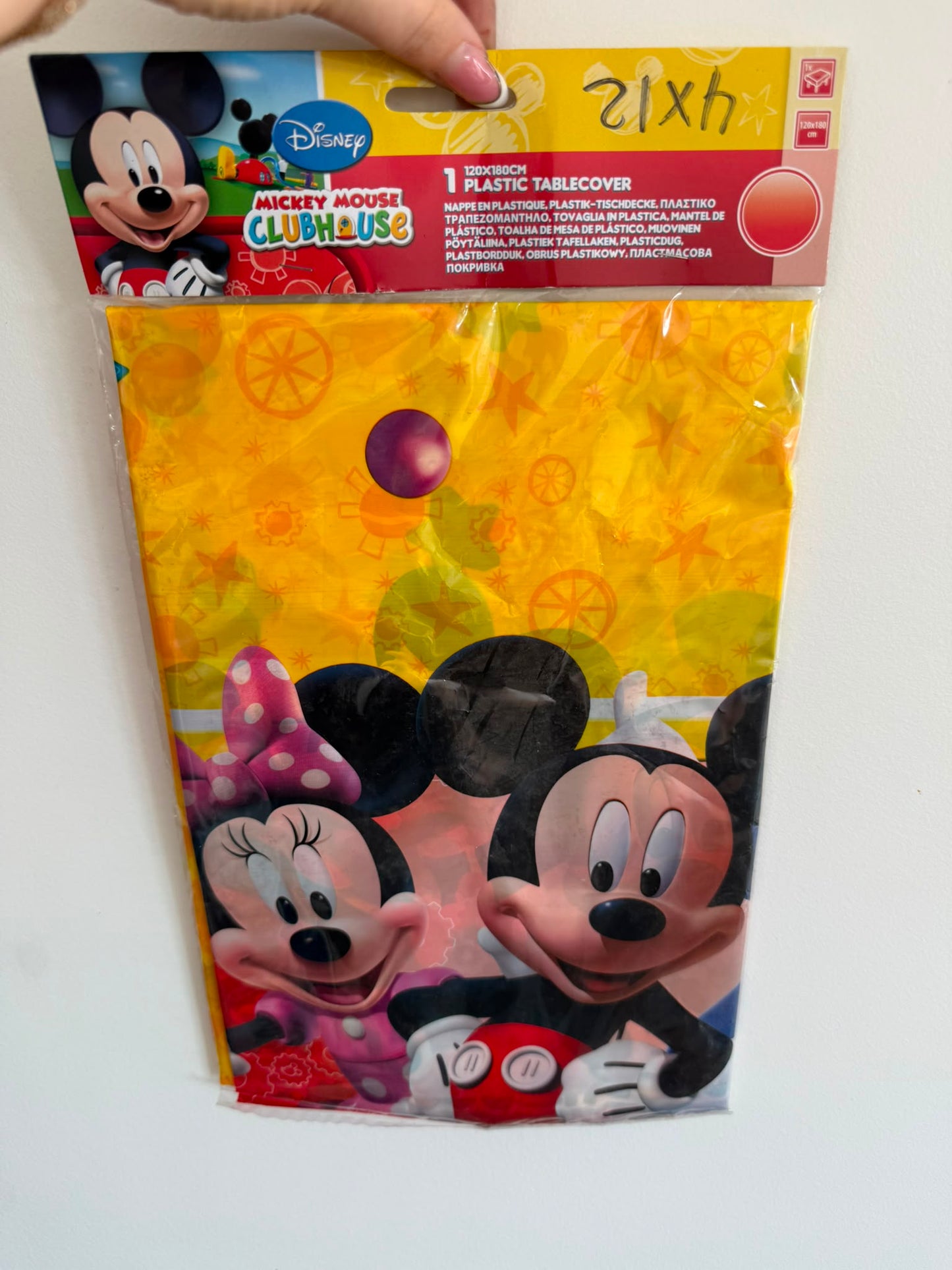 Mickey Mouse plastični stolnjak 120x180 cm - 192 komada