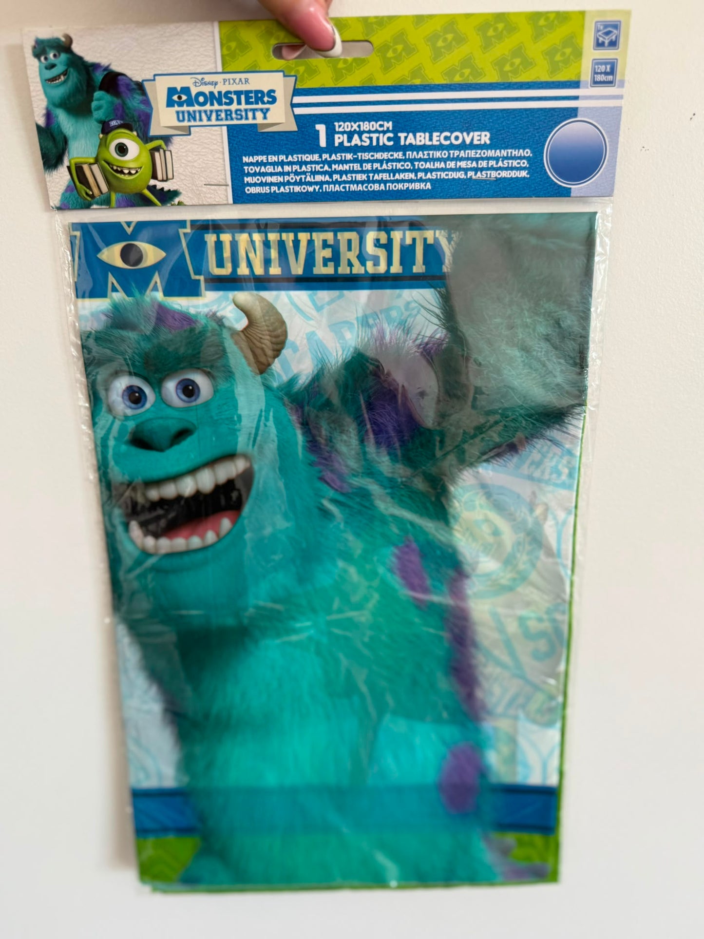 Monsters Plastiktischdecke 120x180 cm - 371 Stück