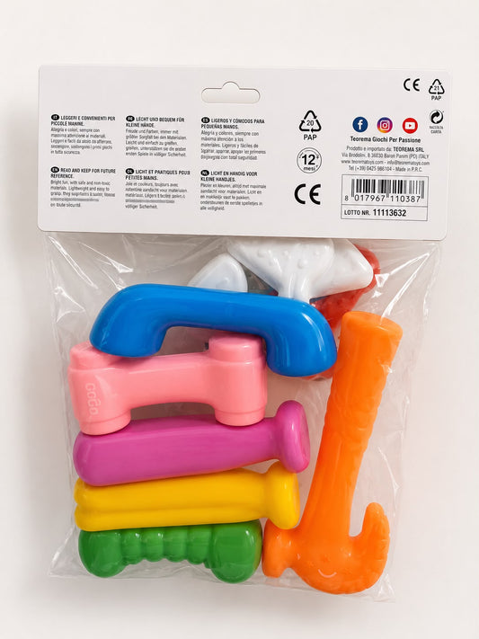 Mix Gummispielzeug für Babys - 30 Stück